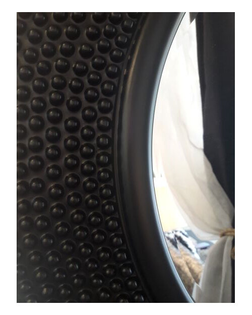 mirror Round Shield with studs graphite New Zealand