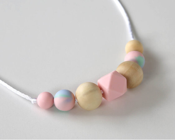Miss Izzy handmade teething necklaces, made and designed in New Zealand
