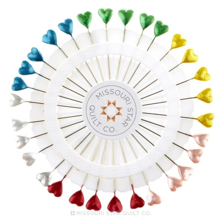 Missouri Star Heart Pins (Multi Colour)
