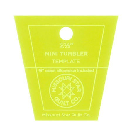 Missouri Star Mini Tumbler Template