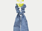Mita HS4693CD Blue Scrunch Scarf hair tie