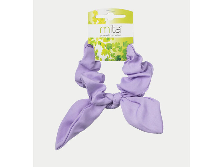 Mita HS4702CD Purp.Rose Scrunch Bow hair tie