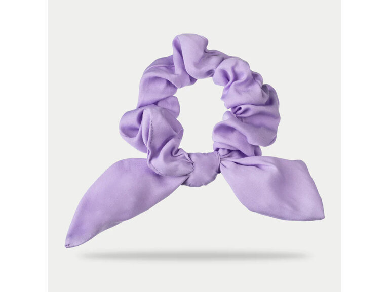 Mita HS4702CD Purple Rose Scrunchie Bow hair tie