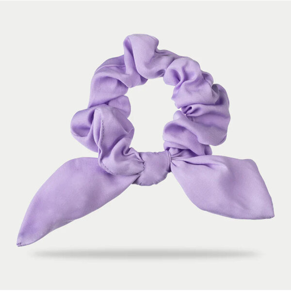 Mita Purple Bow Scrunchie HS4702CD