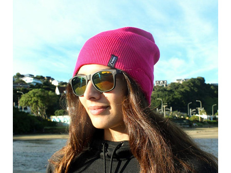 Moana Road Beanie with Built in Wireless Headphones Pink