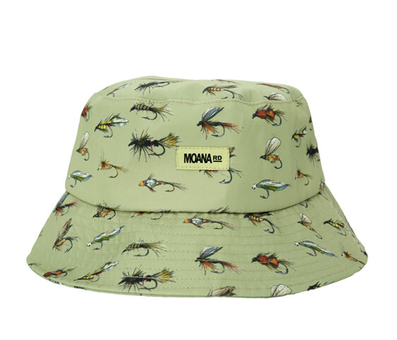 Moana Road Bucket Hat Fly Fishing Large 61cm