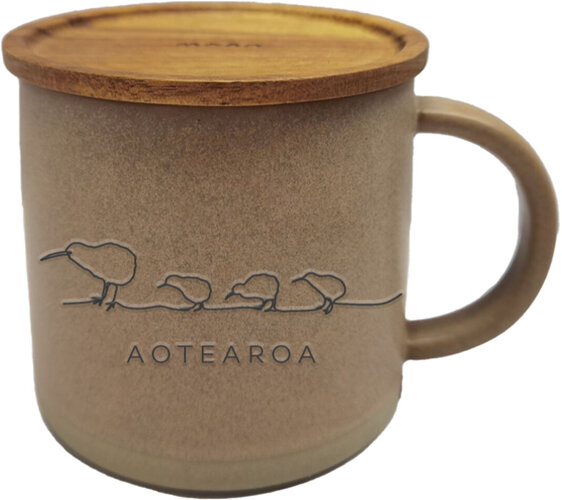 Moana Road Ceramic Mug Kiwi Brown