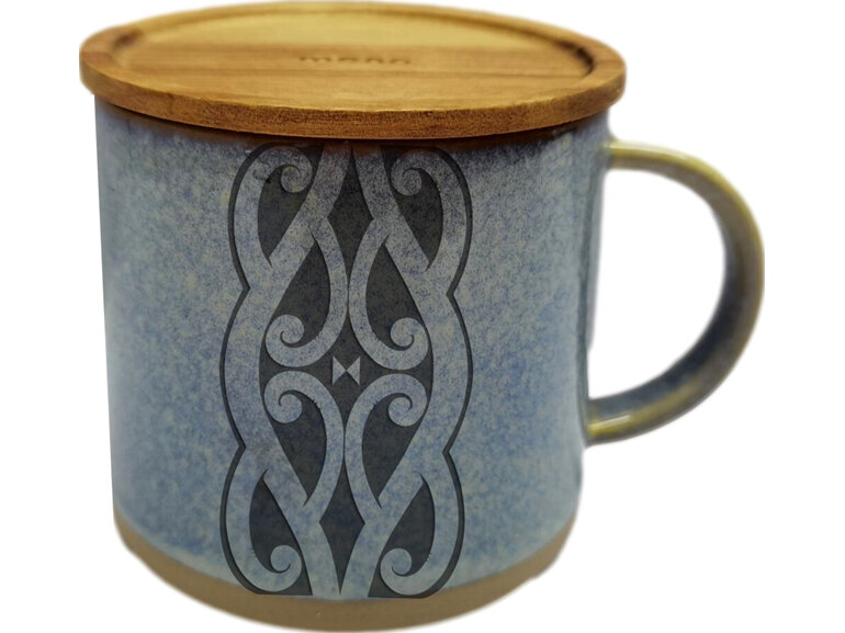 Moana Road Ceramic Mug Miriama Grace-Smith Blue