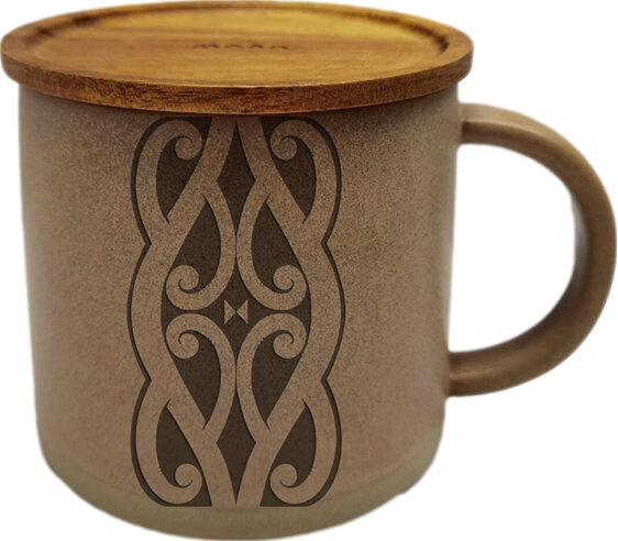 Moana Road Ceramic Mug Miriama Grace-Smith Brown