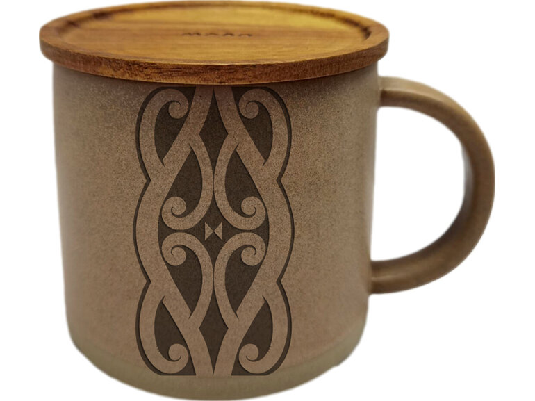 Moana Road Ceramic Mug Miriama Grace-Smith Brown