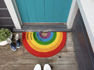 Moana Road Doormat Te Reo Rainbow