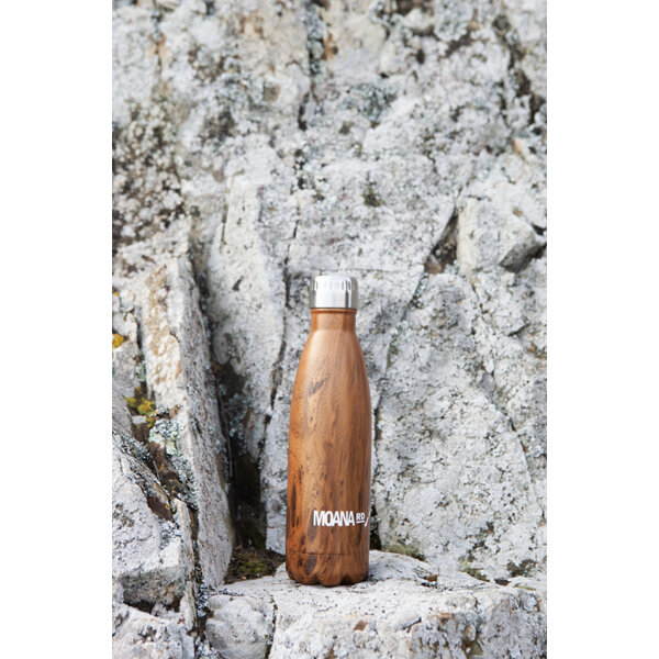 Moana Road Drink Bottle Wood 500ml