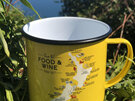 Moana Road Enamel Mug Food & Wine Yellow Large