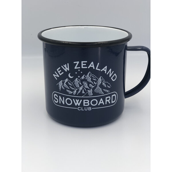 Moana Road Enamel Mug Snowboard Navy Small