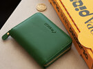 Moana Road Mission Bay Wallet Green Vegan Leather
