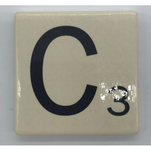 Moana Road Scrabble Magnet C