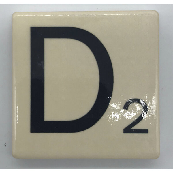 Moana Road Scrabble Magnet D