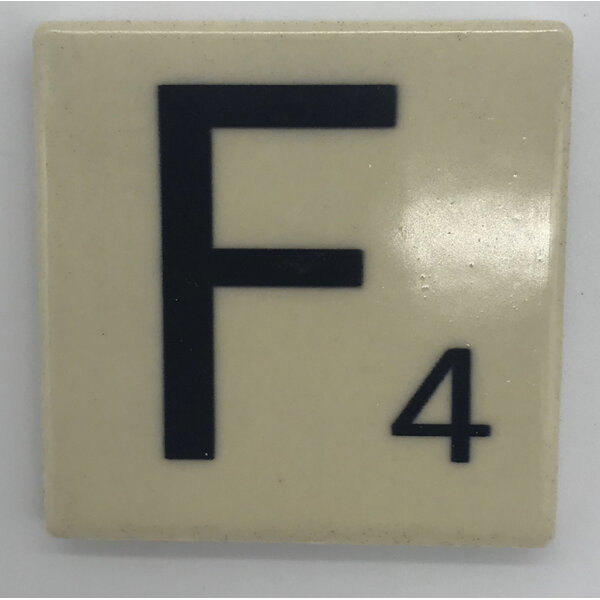 Moana Road Scrabble Magnet F