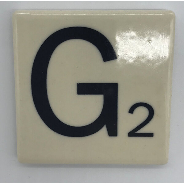 Moana Road Scrabble Magnet G