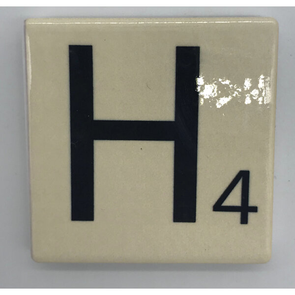 Moana Road Scrabble Magnet H