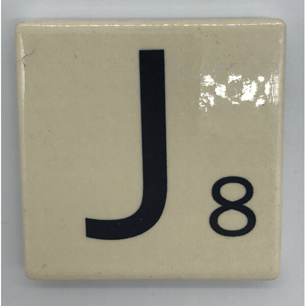 Moana Road Scrabble Magnet J