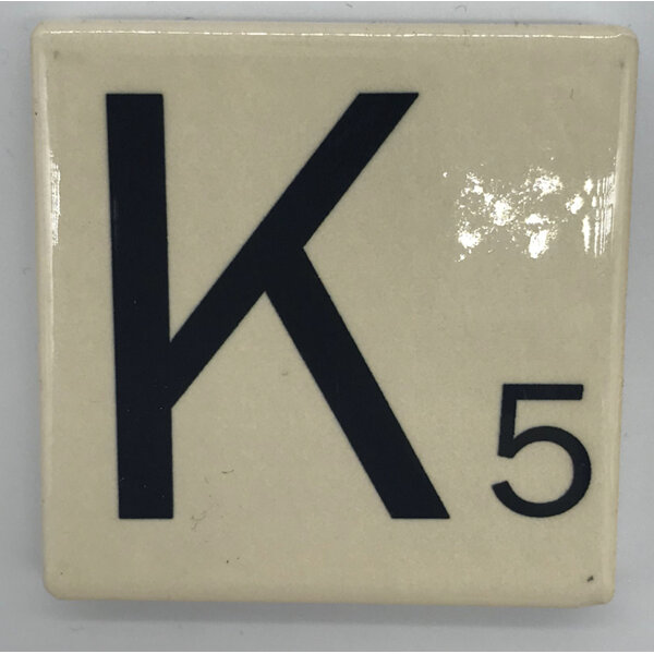 Moana Road Scrabble Magnet K