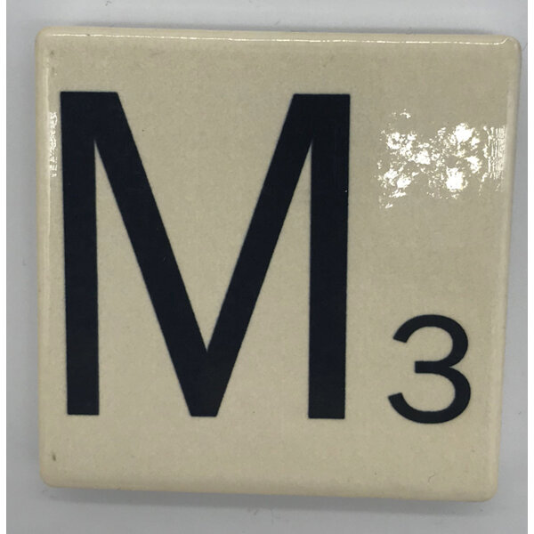 Moana Road Scrabble Magnet M