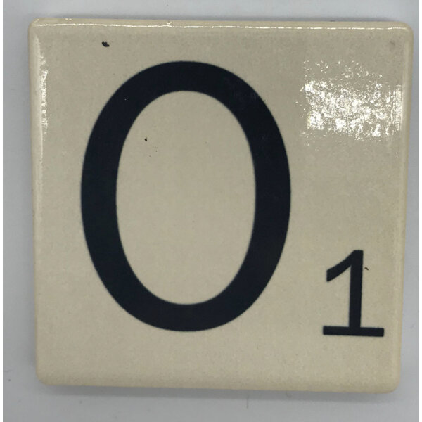 Moana Road Scrabble Magnet O