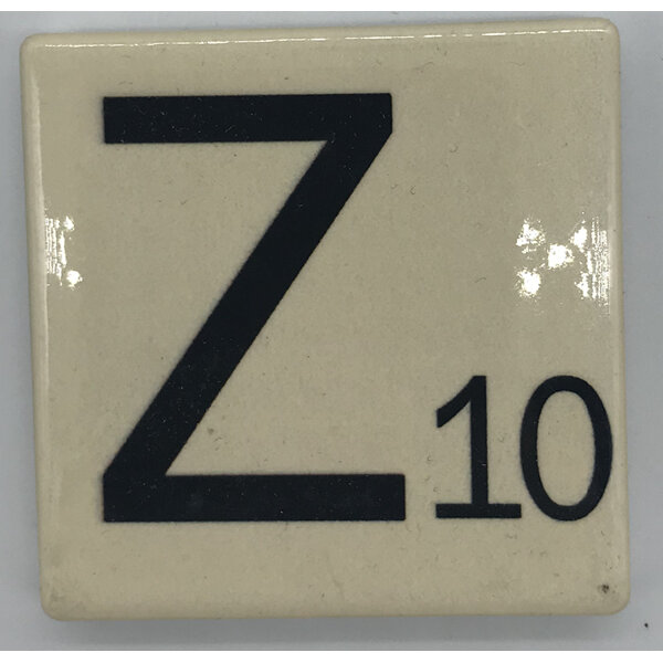 Moana Road Scrabble Magnet Z