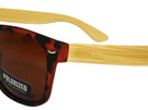 Moana Road Sunglasses + Free Case! 50/50 Tortoise Frames Wood Arms 460