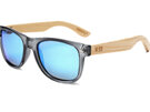 Moana Road Sunglasses + FREE Case!, 50/50's Grey & Wood 3012