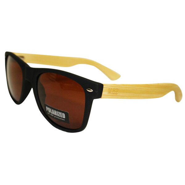 Moana Road Sunglasses + Free Case ! , Black with Brown Lens 467