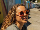 Moana Road Sunglasses + Free Case ! , Ginger Rogers Burnt Orange 3503