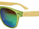 Moana Road Sunglasses + Free Case ! , Green with Reflective Lens 456