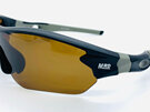 Moana Road Sunglasses + Free Case ! , Sporties Black with Brown Lens 3989