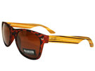 Moana Road Sunglasses + Free Case ! , Tortoiseshell with Striped Arms 468