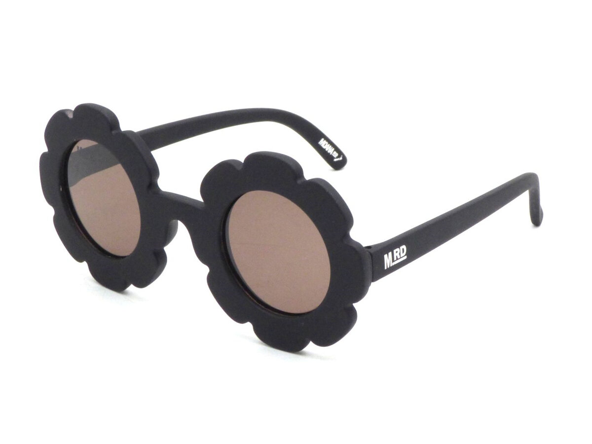 Moana Road Sunglasses Kids + FREE case!, Flower Power Black 3350