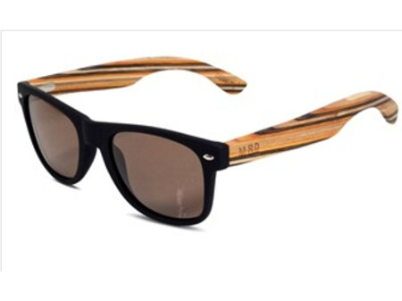 Moana Road Sunnies Blk w/striped arms MR452