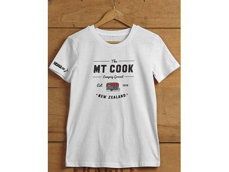 Moana Road T Shirt Mt Cook White XXL
