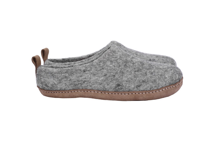 Moana Road Toesties Slippers HOT DEAL!, Leather Sole Grey 43