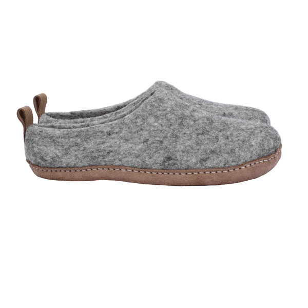 Moana Road Toesties Slippers HOT DEAL!, Leather Sole Grey 39