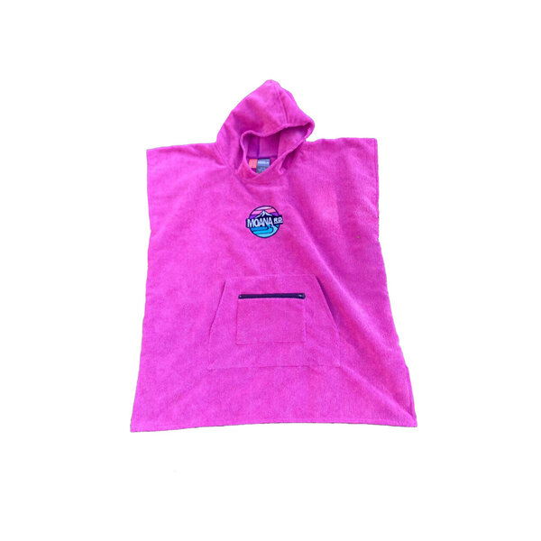 Moana Road Towel Hoodie Adventure Adults Pink COTTON
