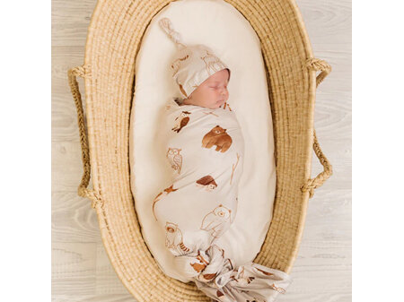 Mod & Tod  - Stretchy Swaddle - Woodland Animals