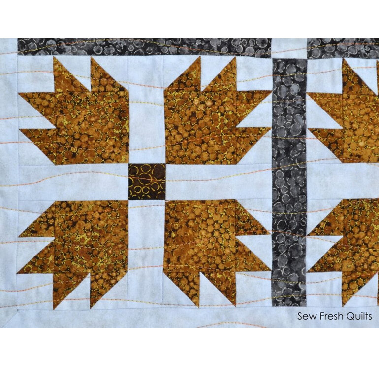 Modern Bear Paw Pattern from Sew Fresh Quilts