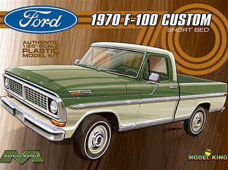 Moebius 1/25 1970 Ford F-100 Custom Short Bed (MOE1228)