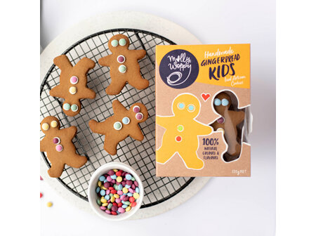 Molly Woppy Gingerbread Kids Cookies 125g