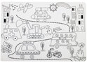 Mombella - Reuseable Silicone Colouring Placemat - THE STREET