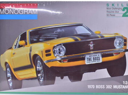 Monogram 1/24 1970 Boss 302 Mustang (MON2923)