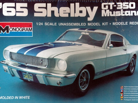 Monogram 1/24 65 Shelby GT-350 Mustang (MON2700)