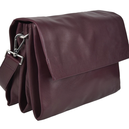 Monroe Leather Bag - Garnet
